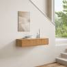 Consola Suspendida Recibidor Roble Layla Top Mueble Ambiente
