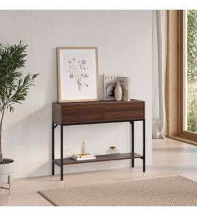 Consola Recibidor Nogal Auran Top Mueble Ambiente
