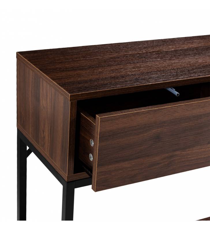 Consola Recibidor Nogal Auran Top Mueble Detalle