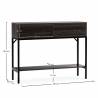 Consola Recibidor Nogal Auran Top Mueble Dimensiones