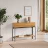 Consola Recibidor Roble Auran Top Mueble Ambiente