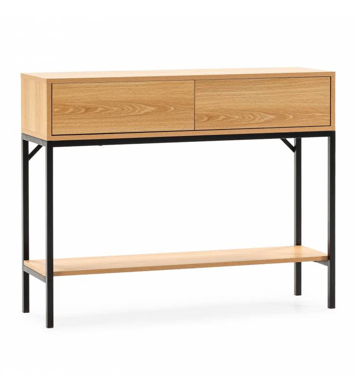Consola Recibidor Roble Auran Top Mueble