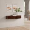 Consola Flotante Recibidor Nogal Auran Top Mueble Ambiente