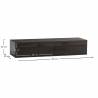 Consola Flotante Recibidor Nogal Auran Top Mueble Dimensiones