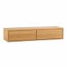 Consola Flotante Recibidor Roble Auran Top Mueble