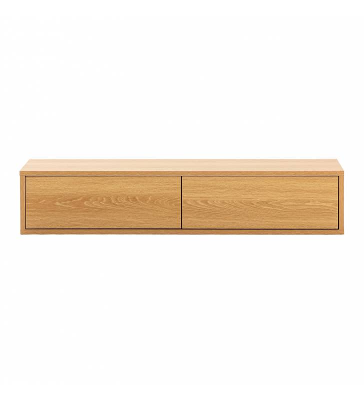 Consola Flotante Recibidor Roble Auran Top Mueble 3