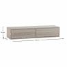 Consola Flotante Recibidor Roble Auran Top Mueble Dimensiones