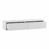 Consola Flotante Recibidor Blanco Auran Top Mueble 2