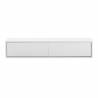 Consola Flotante Recibidor Blanco Auran Top Mueble 3