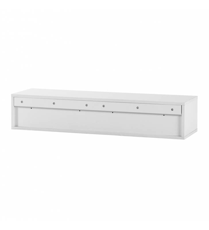 Consola Flotante Recibidor Blanco Auran Top Mueble 5