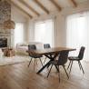 Pack 2 Sillas de Comedor Gris Oscuro Mila Top Mueble Ambiente Completo
