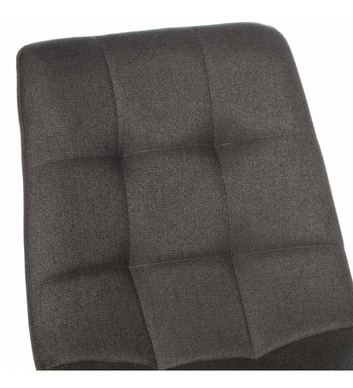 Pack 2 Sillas de Comedor Gris Oscuro Mila Top Mueble Detalle