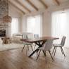 Pack 2 Sillas de Comedor Gris Claro Mila Top Mueble Ambiente Completo