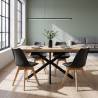 Pack 2 Sillas Comedor Negro Klara Top Mueble Ambiente