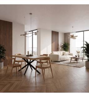 Pack 2 Sillas Comedor Roble Venus Top Mueble Ambiente Completo