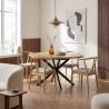 Pack 2 Sillas Comedor Roble Rustic Top Mueble Ambiente Completo