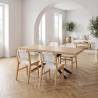Pack 2 Sillas Comedor Blanca Dama Top Mueble Ambiente Completo