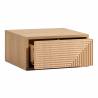 Mesita de Noche Flotante Roble Louise Top Mueble 2