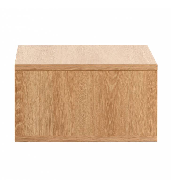 Mesita de Noche Flotante Roble Louise Top Mueble 4
