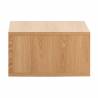 Mesita de Noche Flotante Roble Louise Top Mueble 4