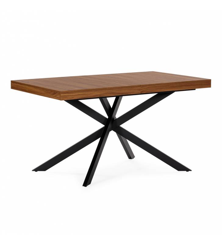 Mesa Comedor Extensible Nogal Portland Top Mueble