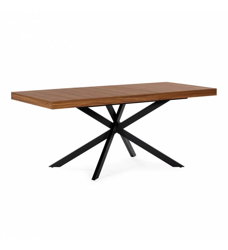 Mesa Comedor Extensible Nogal Portland Top Mueble 3