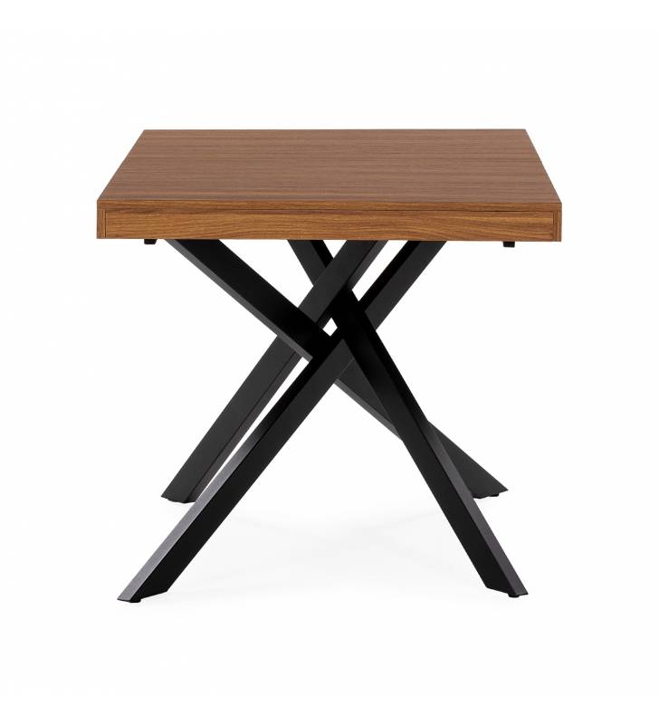 Mesa Comedor Extensible Nogal Portland Top Mueble 5