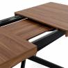 Mesa Comedor Extensible Nogal Portland Top Mueble Detalle 1