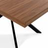 Mesa Comedor Extensible Nogal Portland Top Mueble Detalle 2