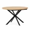 Mesa Redonda Extensible Roble Danielle Top Mueble