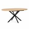 Mesa Redonda Extensible Roble Danielle Top Mueble 3