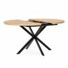 Mesa Redonda Extensible Roble Danielle Top Mueble 2