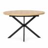 Mesa Redonda Extensible Roble Danielle Top Mueble 4