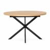 Mesa Redonda Extensible Roble Danielle Top Mueble 5