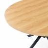 Mesa Redonda Extensible Roble Danielle Top Mueble Detalle 2