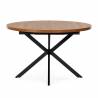 Mesa Redonda Extensible Nogal Danielle Top Mueble 4