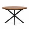 Mesa Redonda Extensible Nogal Danielle Top Mueble 5
