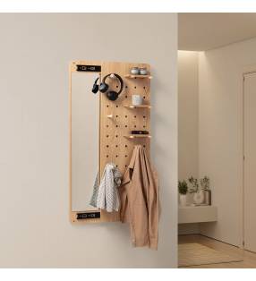 Mueble Recibidor con Espejo Roble Jennifer Top Mueble Ambiente