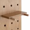 Mueble Recibidor con Espejo Roble Jennifer Top Mueble Detalle