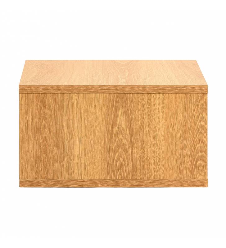Mesita de Noche Flotante Roble Eleanor Top Mueble 4