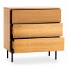 Cómoda 80 cm ancho Roble Eleanor Top Mueble 2