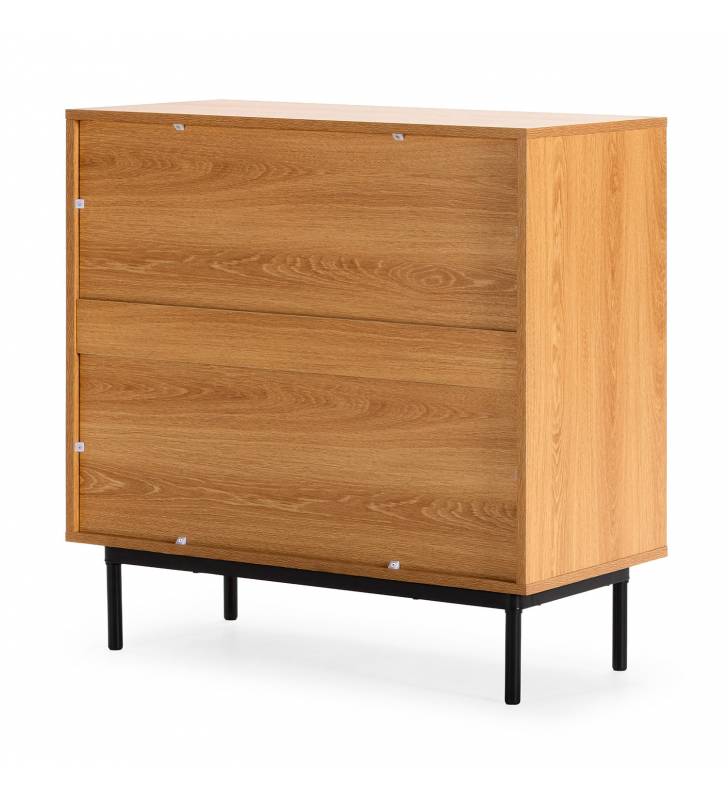 Cómoda 80 cm ancho Roble Eleanor Top Mueble 5