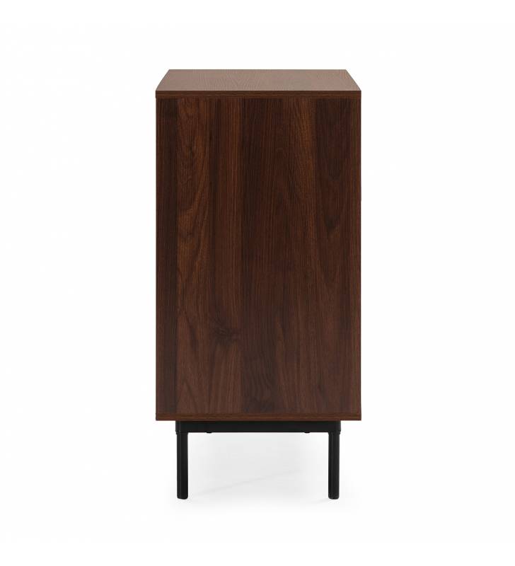 Cómoda 80 cm ancho Nogal Eleanor Top Mueble 4