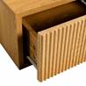 Mesita de Noche Flotante Roble Eleanor Top Mueble Detalle