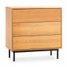 Cómoda Dormitorio Roble Eleanor Top Mueble
