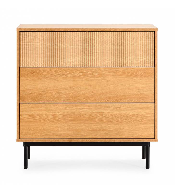 Cómoda Dormitorio Roble Eleanor Top Mueble 3
