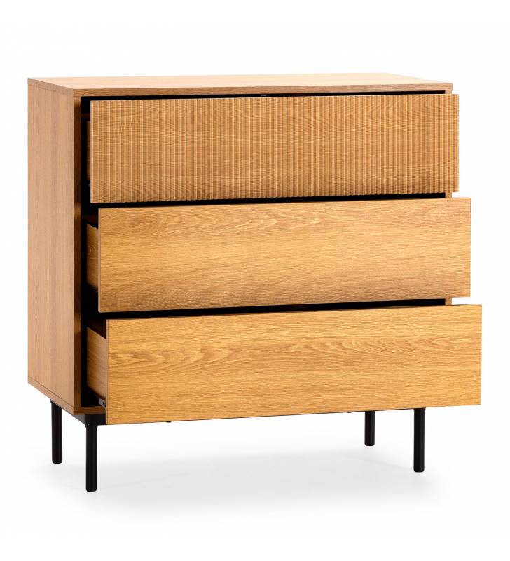 Cómoda Dormitorio Roble Eleanor Top Mueble 2