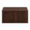 Mesita de Noche Flotante Nogal Eleanor Top Mueble 3