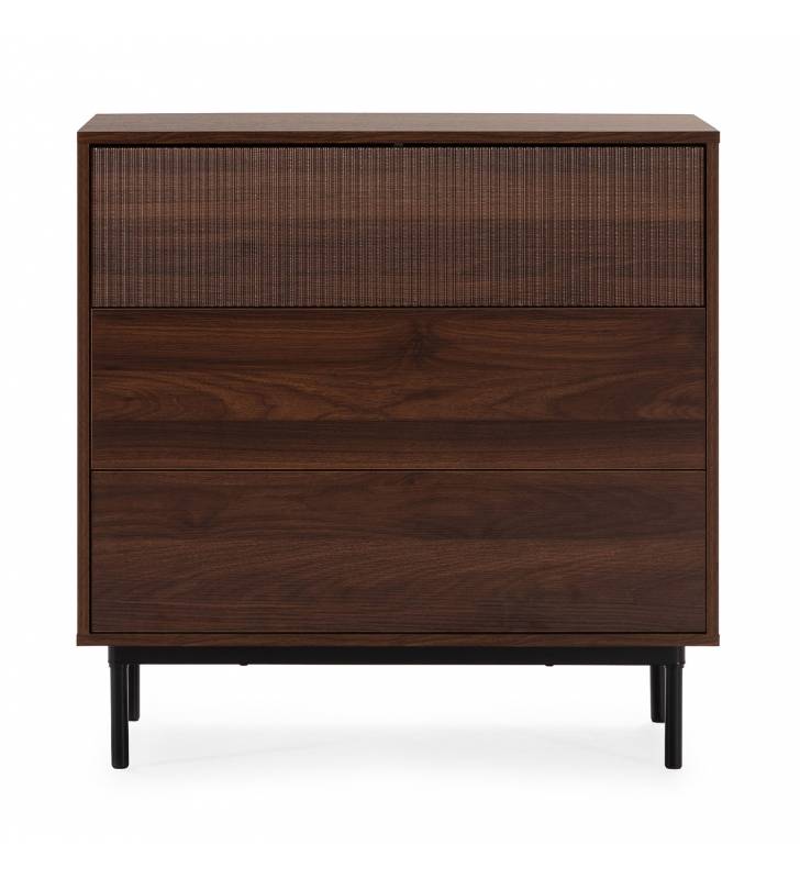 Cómoda Dormitorio Nogal Eleanor Top Mueble 3