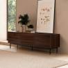 Mueble TV 160 cm Nogal Eleanor Top Mueble Ambiente